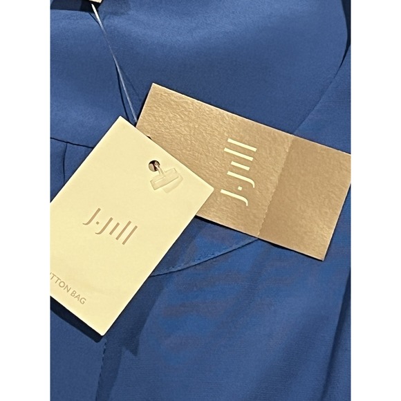 J Jill Women's Blouse Royal Blue Xl NWT Msrp $69.00 - Picture 7 of 8